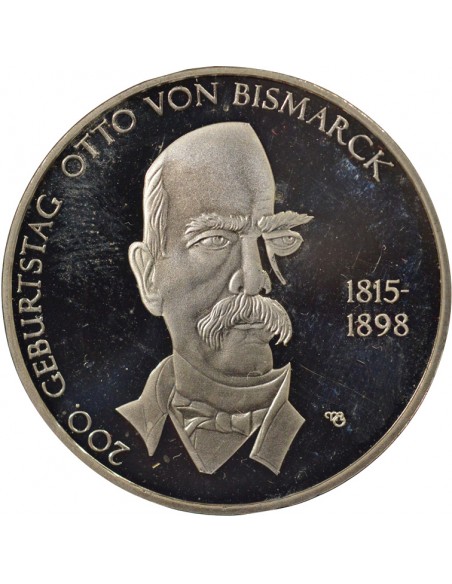 Allemagne Otto von Bismarck Otto von Bismarck 10 euros Argent 2015 A Berlin
