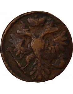 Russie Anna Ivanovna 1 denga Cuivre 1739 EM Ekaterinbourg 2