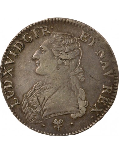 Louis XVI Au Buste Habillé 1 écu Argent 1786 L Bayonne