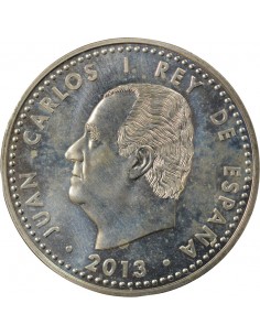 Espagne Juan Carlos I 75e Anniversaire Juan Carlos 30 euros Argent 2013 AI Madrid 2