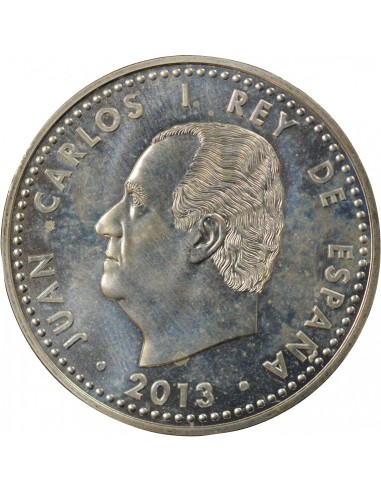 Espagne Juan Carlos I 75e Anniversaire Juan Carlos 30 euros Argent 2013 AI Madrid