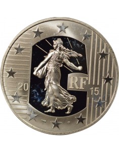 Franc à Cheval 10 euros Argent 2015 A Paris 2