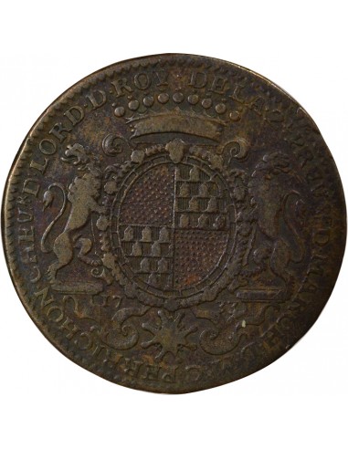 Camille Perrichon Prévôt de Lyon Jeton Cuivre 1733