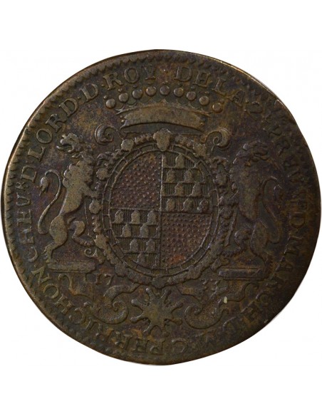Camille Perrichon Prévôt de Lyon Jeton Cuivre 1733
