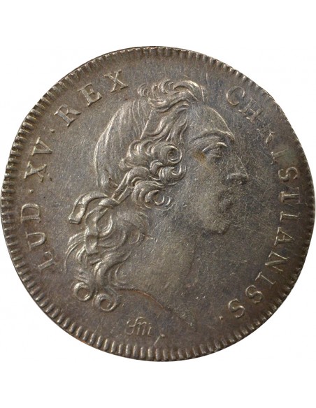 Louis XV Monnayeurs de Rouen Jeton Argent 1719