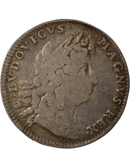 Louis XIV Trésor Royal Jeton Argent 1683