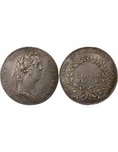 Louis XV Académie Française Jeton Argent 1732-1734