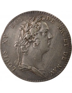 Louis XV Académie Française Jeton Argent 1732-1734 2