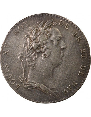 Louis XV Académie Française Jeton Argent 1732-1734