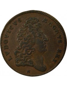Louis XIV Jeton Cuivre 2