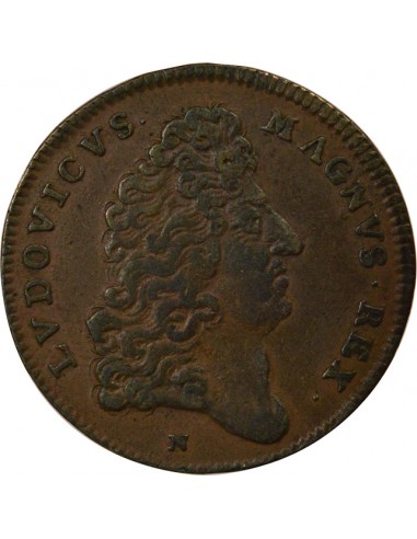 Louis XIV Jeton Cuivre