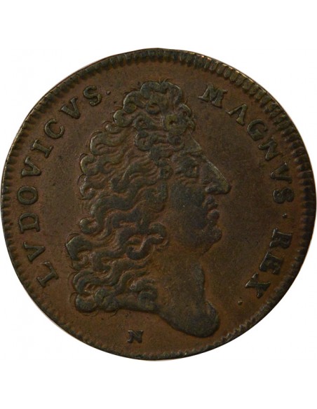 Louis XIV Jeton Cuivre