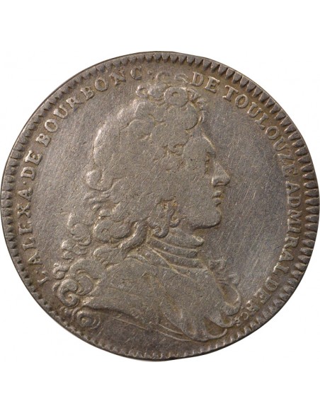 Louis-Alexandre de Bourbon Marine Jeton Argent 1714