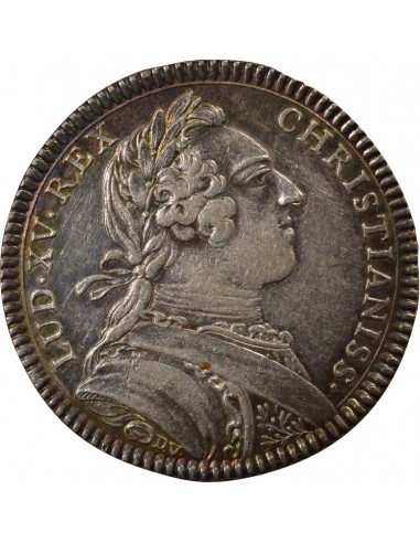 Louis XV Académie Royale de Rouen Jeton Argent