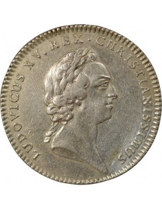 Louis XV Jeton Argent 1756 2