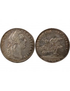 Louis XV Parties Casuelles Jeton Argent 1758