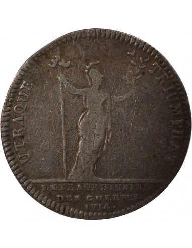 Louis XIV Extraordinaire des Guerres Jeton Argent 1683