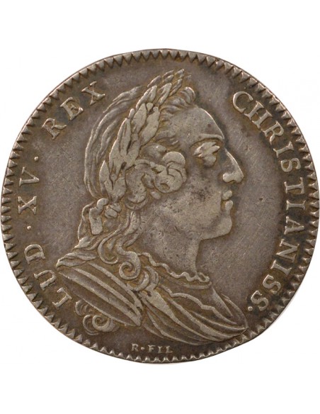 Louis XV Etats de Bretagne Jeton Argent 1764