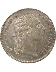 Louis XVI Etats de Bretagne Jeton Argent 1776 2