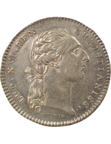 Louis XVI Etats de Bretagne Jeton Argent 1776