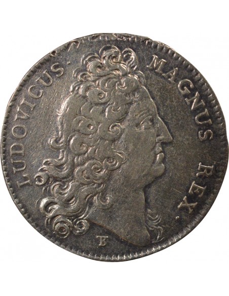 Louis XIV Etats de Bretagne Jeton Argent 1711