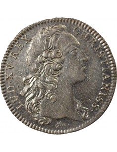 Louis XV Etats de Bretagne Jeton Argent 1742 2