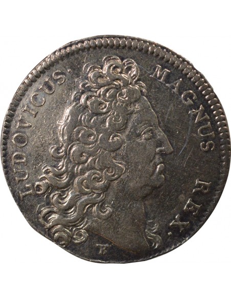 Louis XIV Etats de Bretagne Jeton Argent 1713