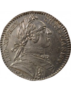 Louis XV Etats de Bretagne Jeton Argent 1758 2