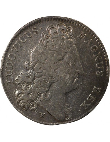 Louis XIV Etats de Bretagne Jeton Argent 1709