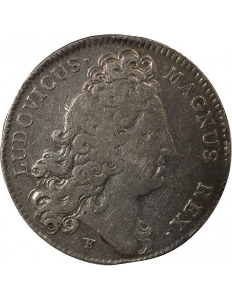 Louis XIV Etats de Bretagne Jeton Argent 1709