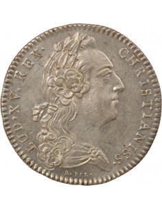 Louis XV Etats de Bretagne Jeton Argent 1772 2