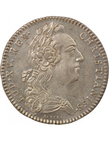 Louis XV Etats de Bretagne Jeton Argent 1772