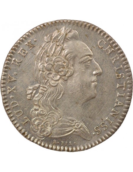 Louis XV Etats de Bretagne Jeton Argent 1772