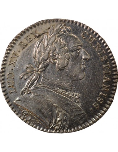Louis XV Etats de Bretagne Jeton Argent 1748