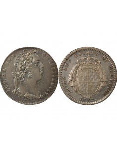 Louis XV Etats de Bretagne Jeton Argent 1732