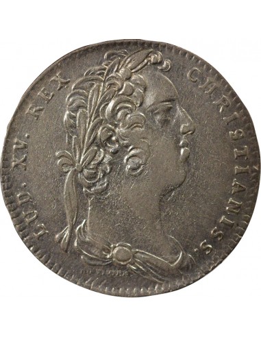 Louis XV Etats de Bretagne Jeton Argent 1732