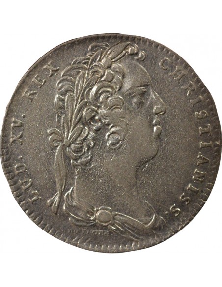Louis XV Etats de Bretagne Jeton Argent 1732