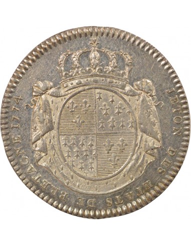 Louis XVI Jeton Argent 1774