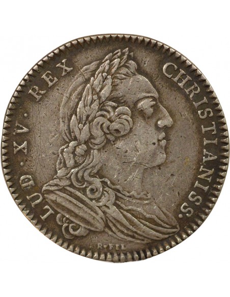 Louis XV Etats de Bretagne Jeton Argent 1764