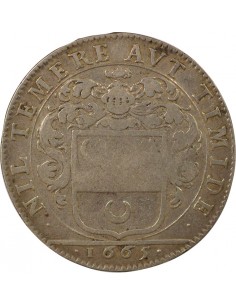 Mathurin Giraud Maire de Nantes Jeton Argent 1665 2