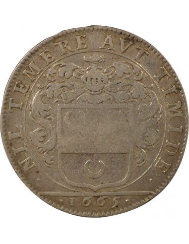 Mathurin Giraud Maire de Nantes Jeton Argent 1665