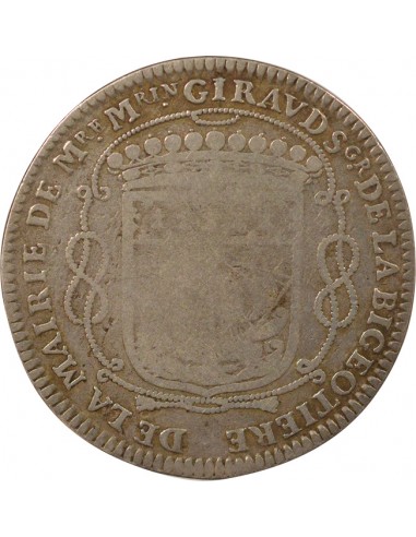 Mathurin Giraud Maire de Nantes Jeton Argent 1665
