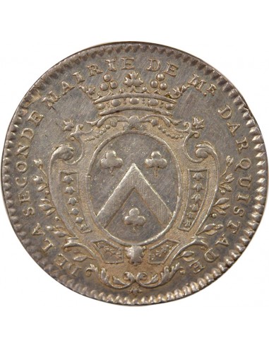 René Darquistade Maire de Nantes Jeton Argent 1743/0