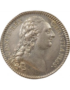 Louis XVI Notaires de Nantes Jeton Argent 1777 2