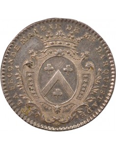 René Darquistade Maire de Nantes Jeton Argent 1743/0 2