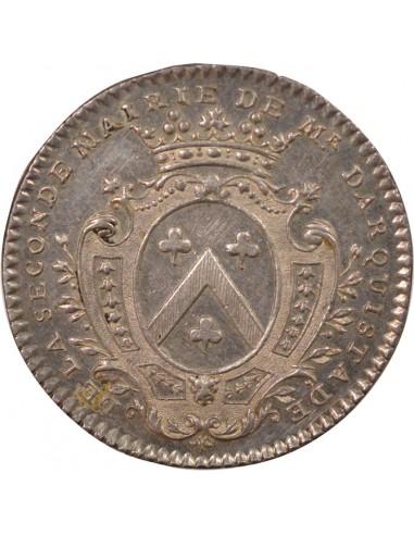 René Darquistade Maire de Nantes Jeton Argent 1743/0