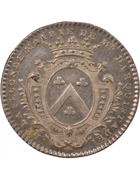 René Darquistade Maire de Nantes Jeton Argent 1743/0