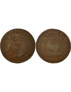 Jacques Fremon Maire de Nantes Jeton Cuivre 1680