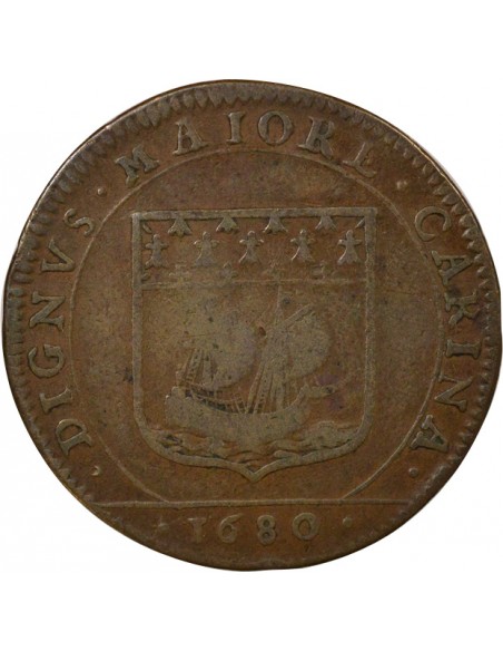 Jacques Fremon Maire de Nantes Jeton Cuivre 1680