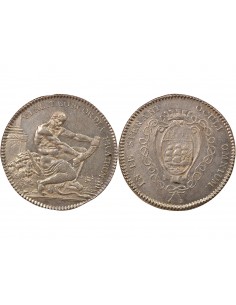 Marchands Drapiers de Nantes Jeton Argent 1788